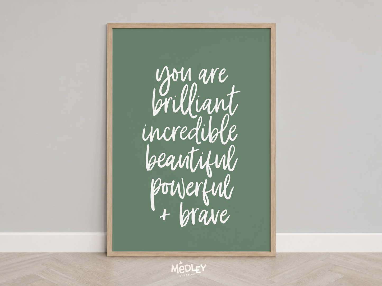 Brave - Lettered