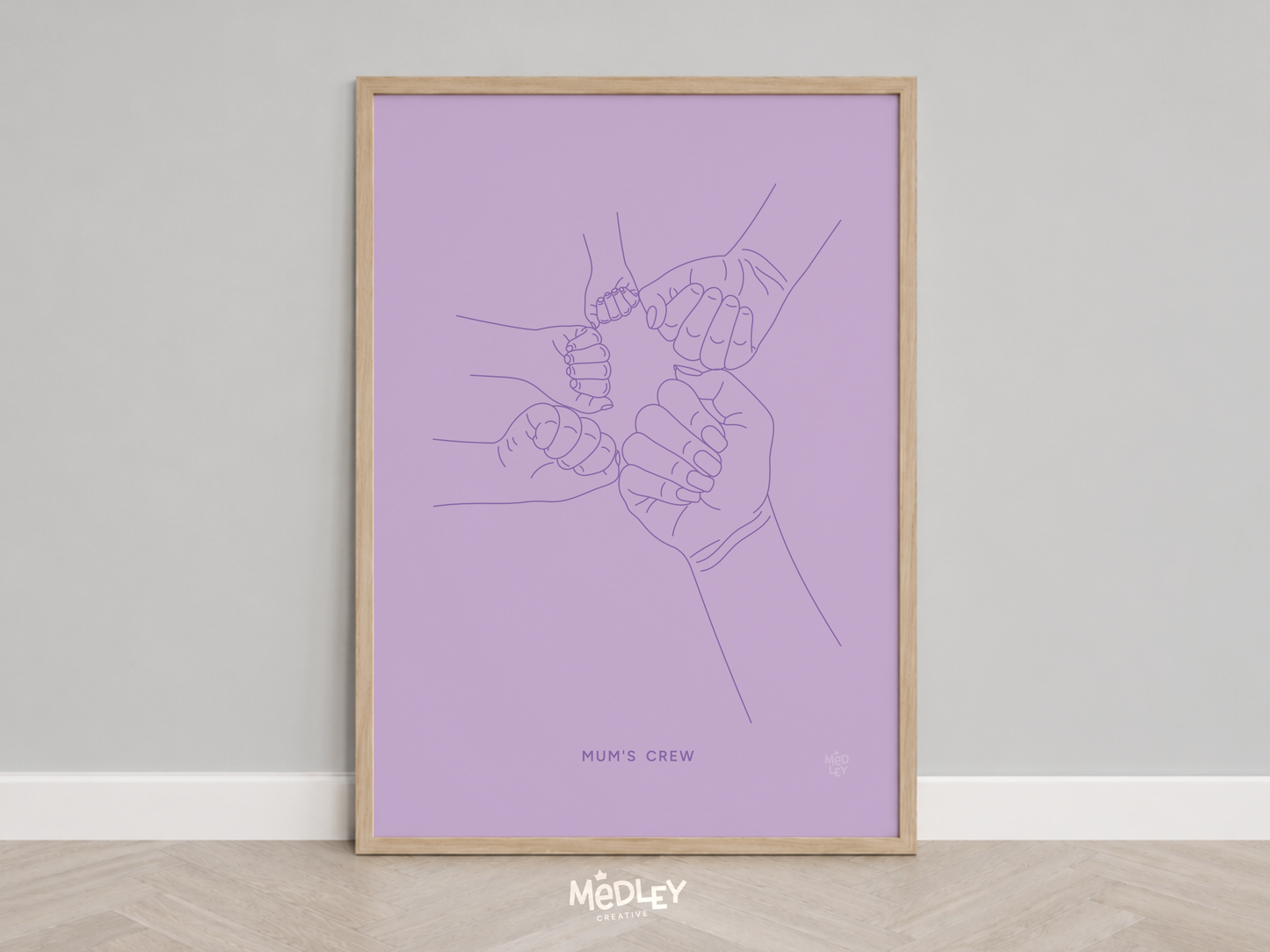 Female Fist Bumps | Art Print