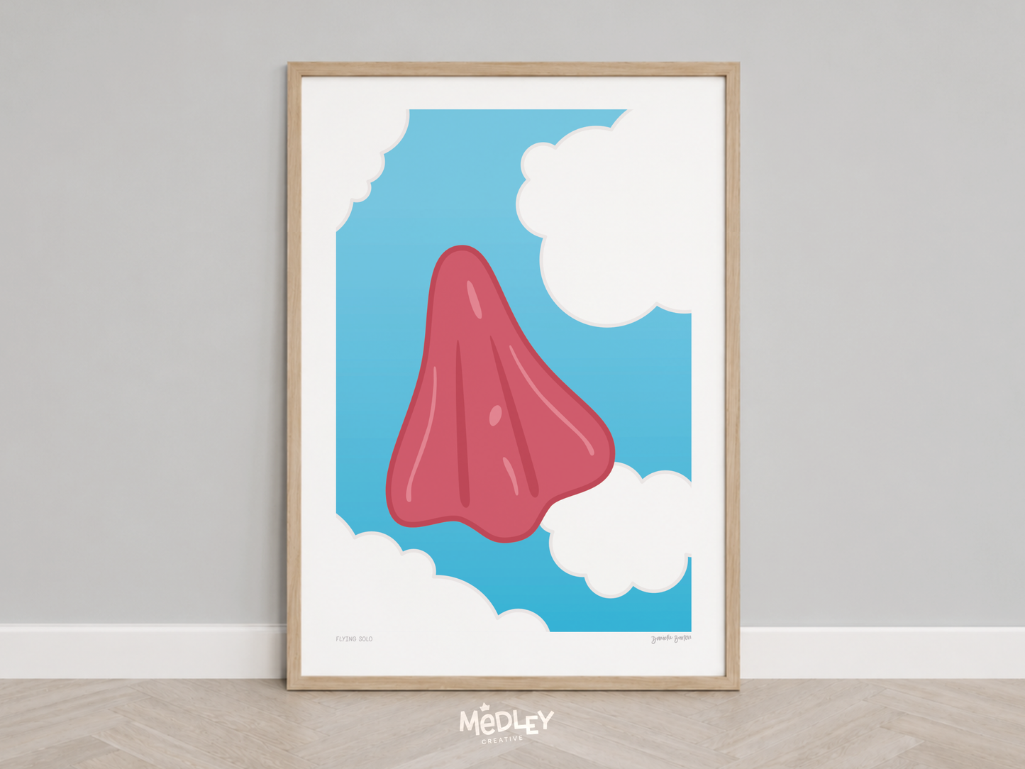 Flying Solo | Art Print