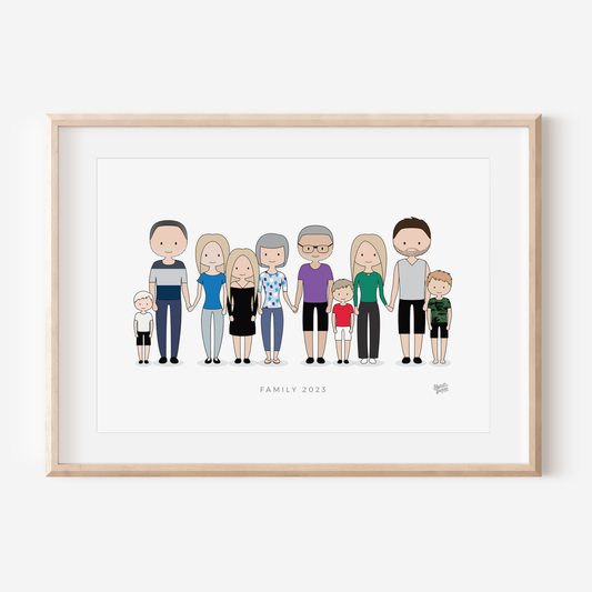 bespoke portrait print