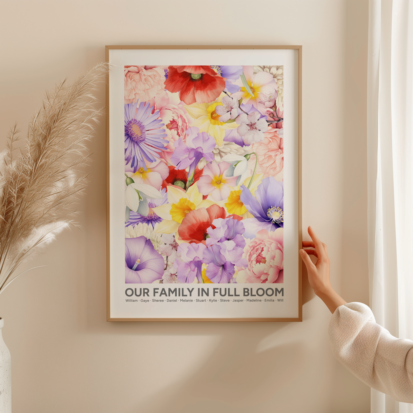 full bloom | family floral print