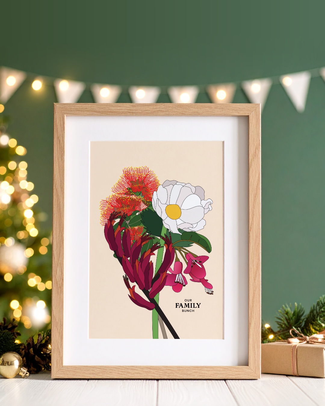 Our Native Family Bunch | Art Print