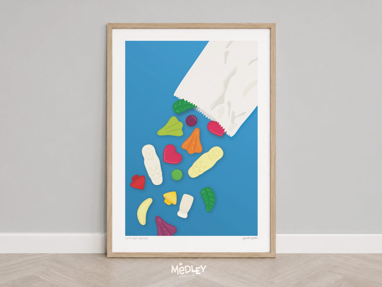 Fifty Cent Mixture | Art Print