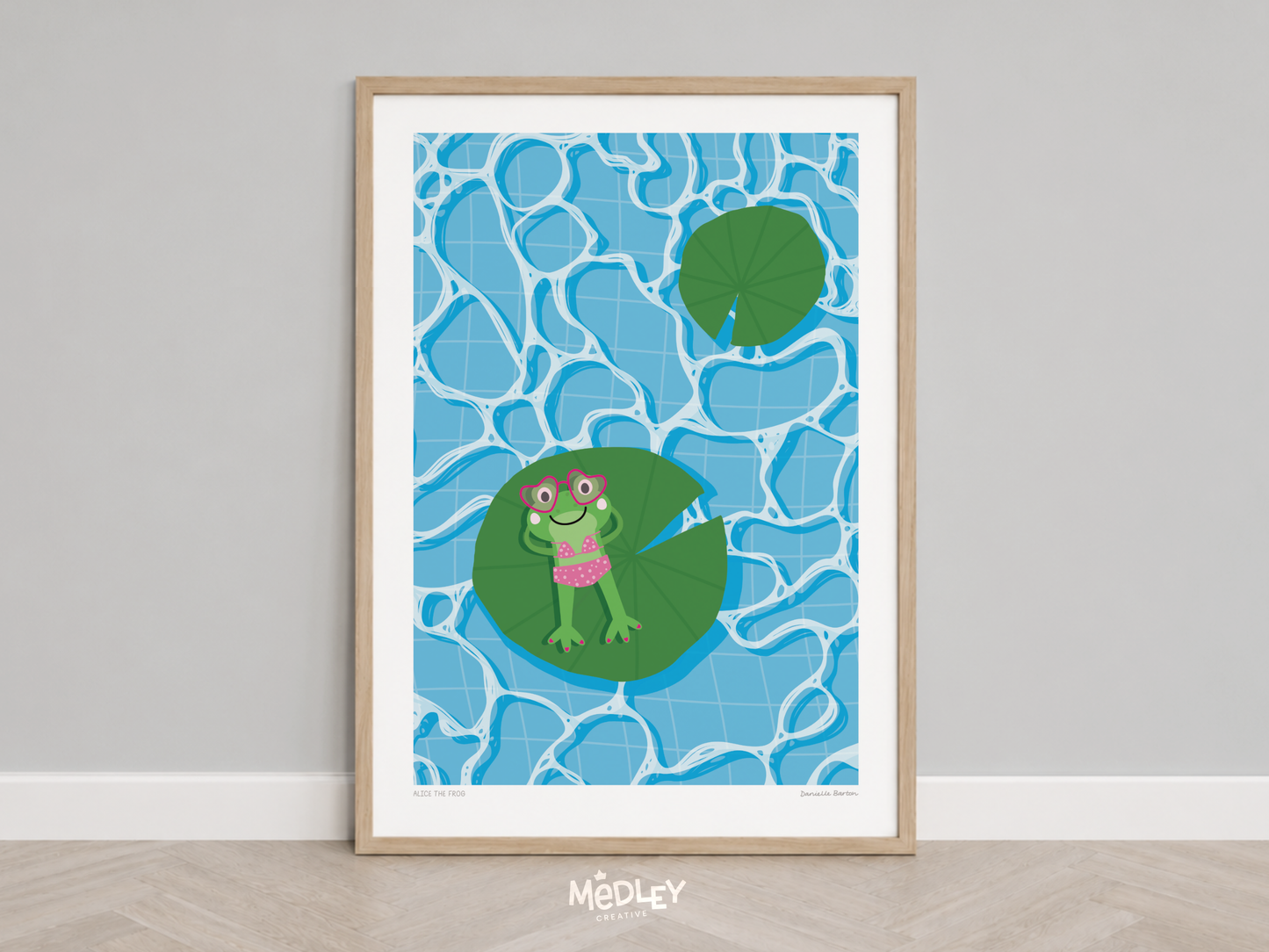 Alice the Frog | Art Print
