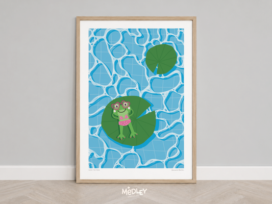 Alice the Frog | Art Print