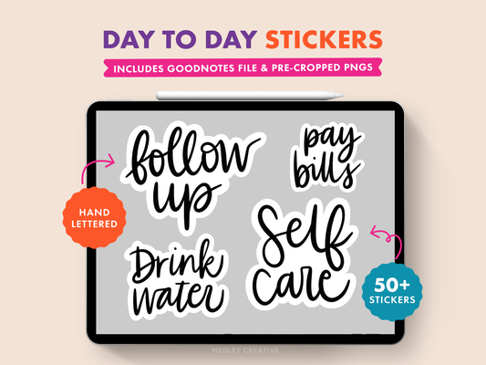 Day-to-Day Planner Stickers