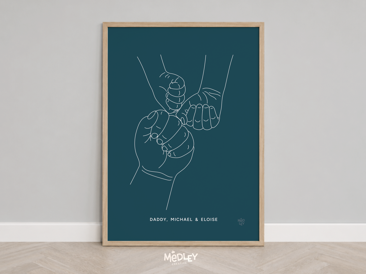 Male Fist Bumps | Art Print