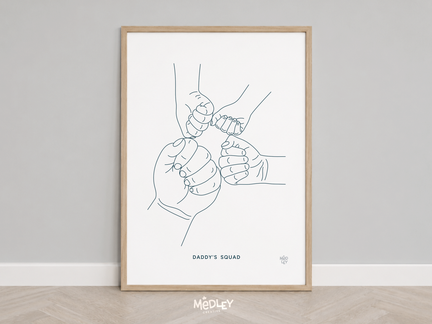 Male Fist Bumps | Art Print