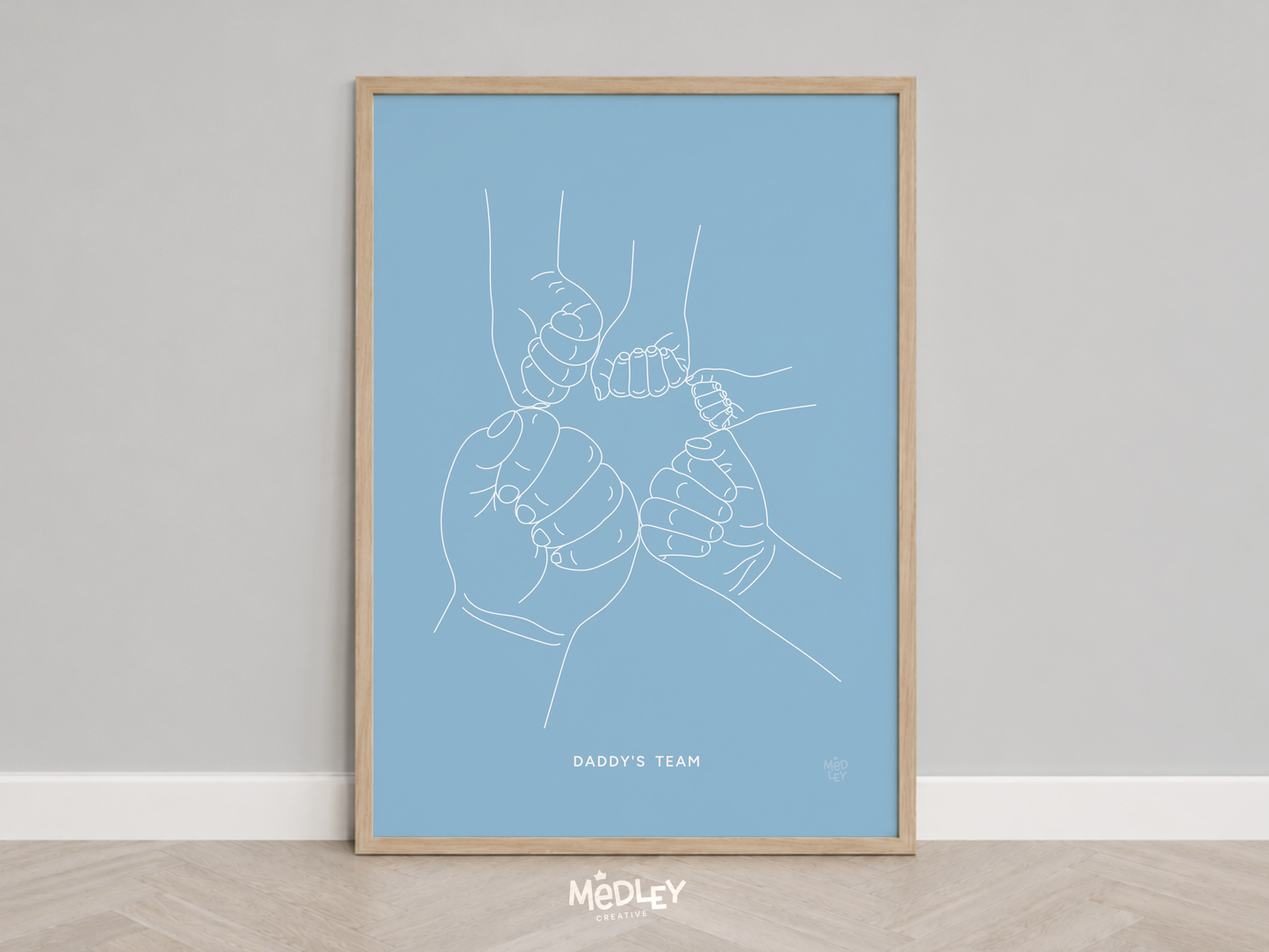 Male Fist Bumps | Art Print