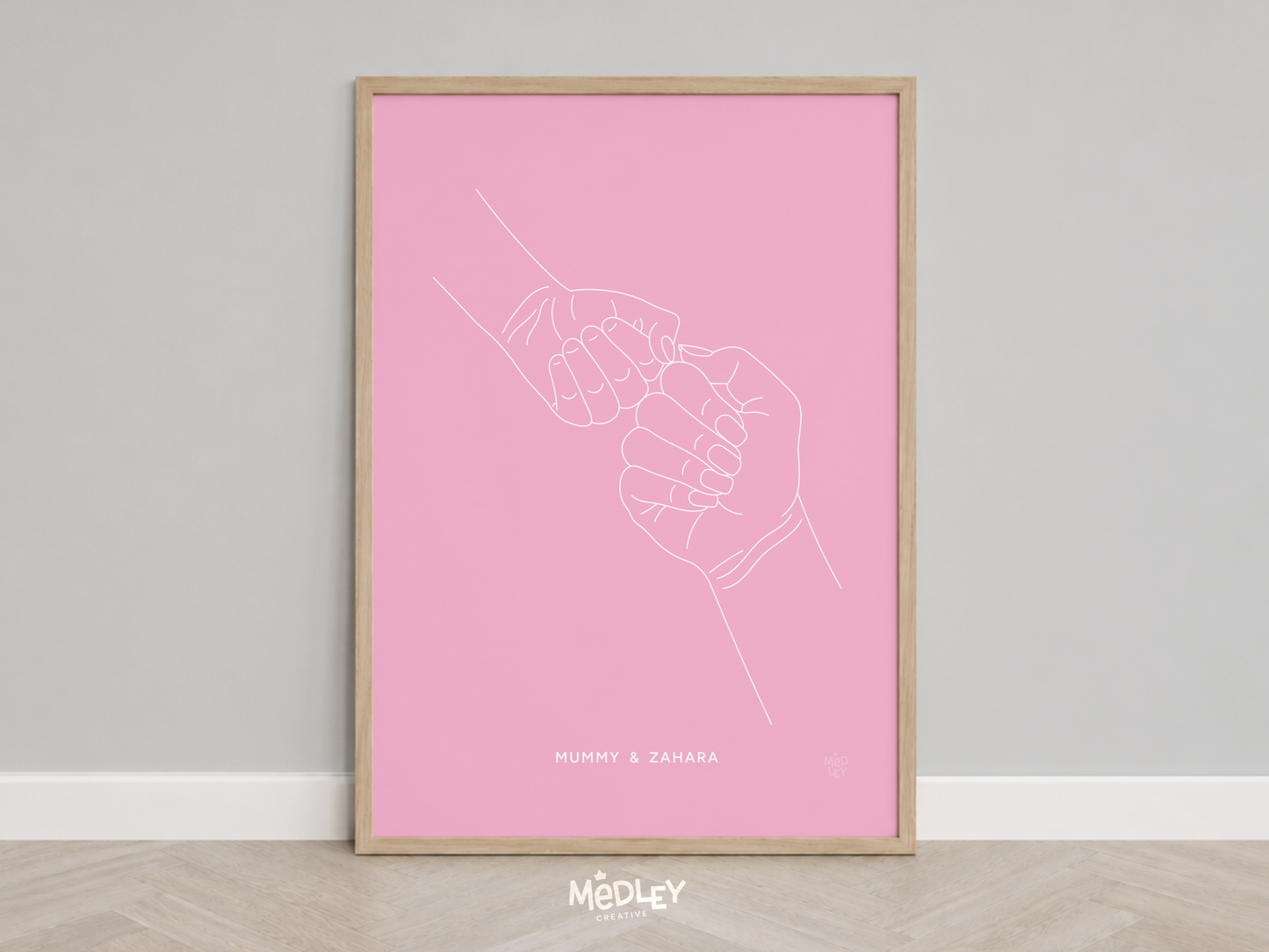 Female Fist Bumps | Art Print