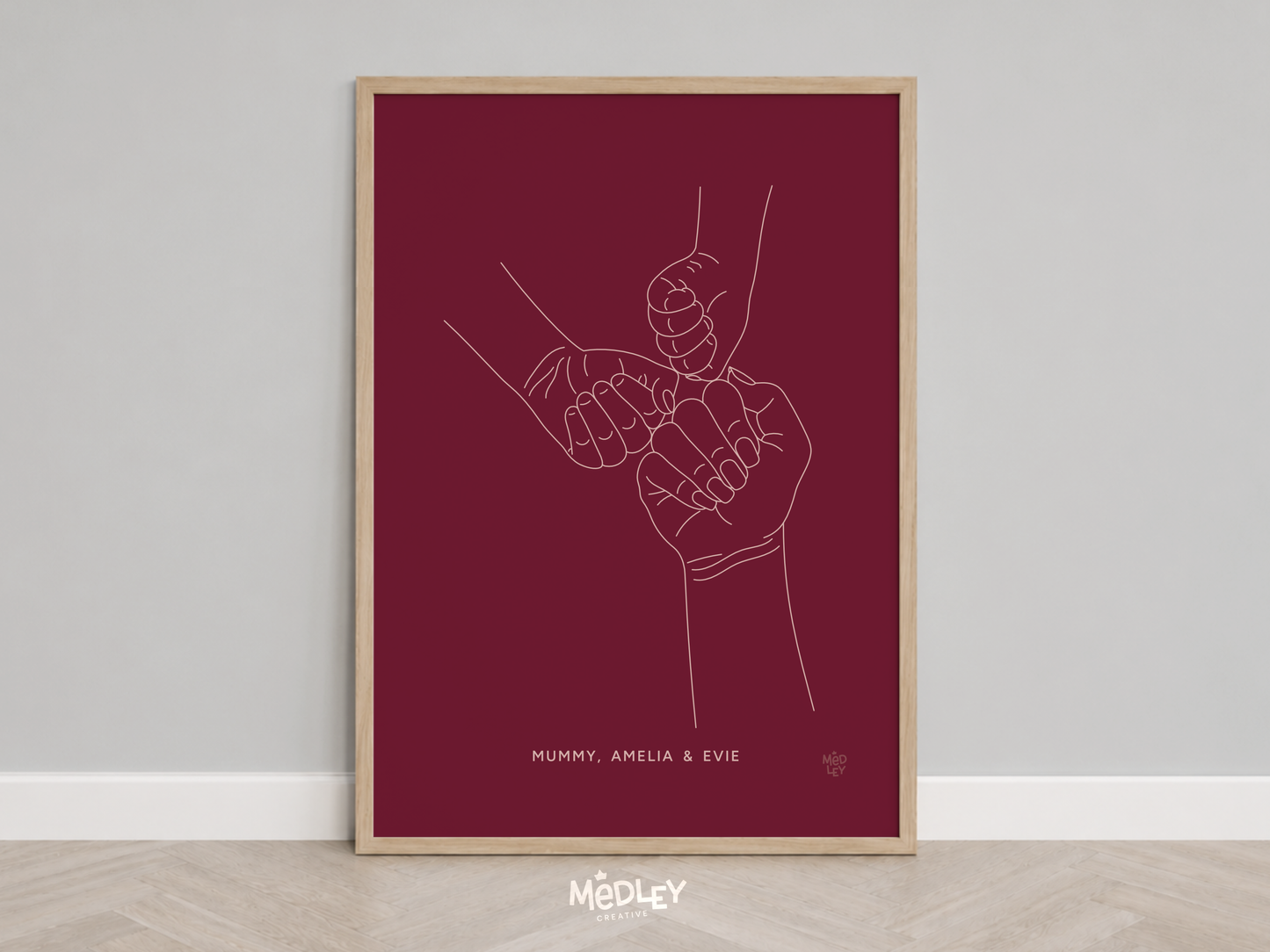Female Fist Bumps | Art Print
