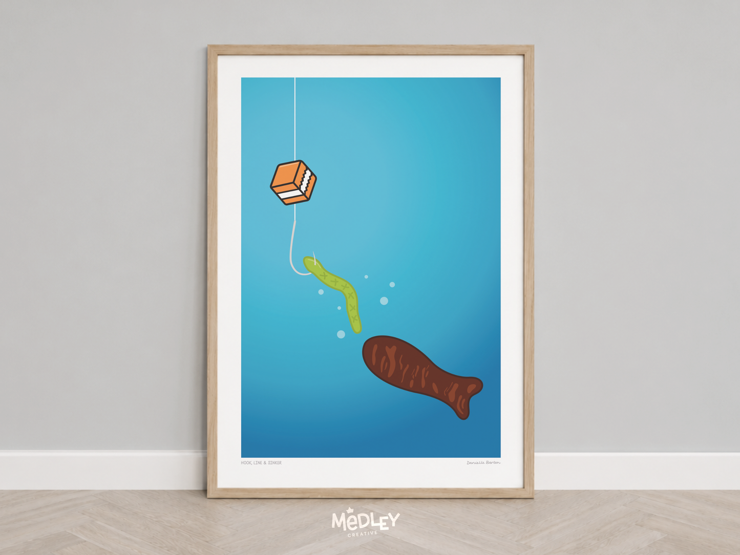 Hook, Line and Sinker | Art Print