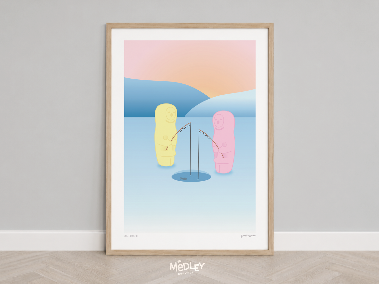 Ice Fishing | Art Print