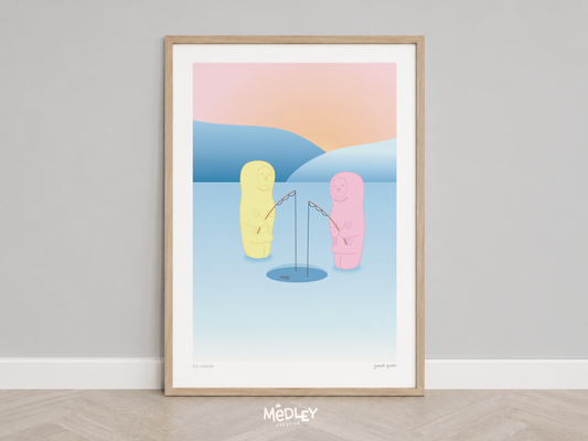 Ice Fishing | Art Print