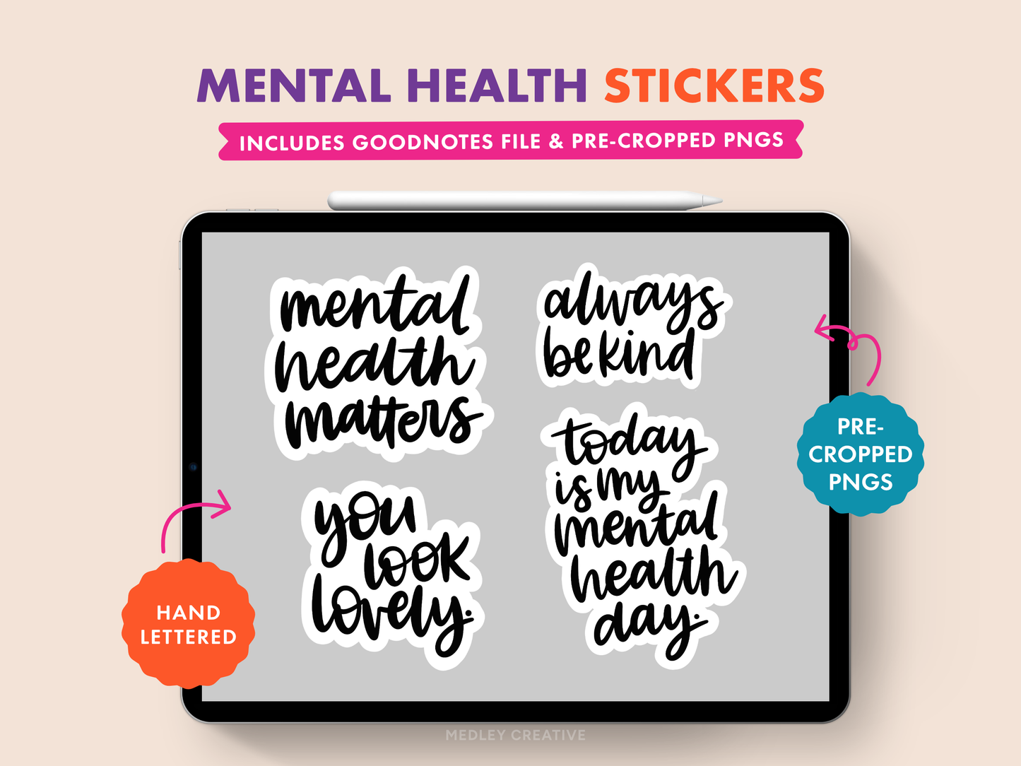 Mental Health Stickers