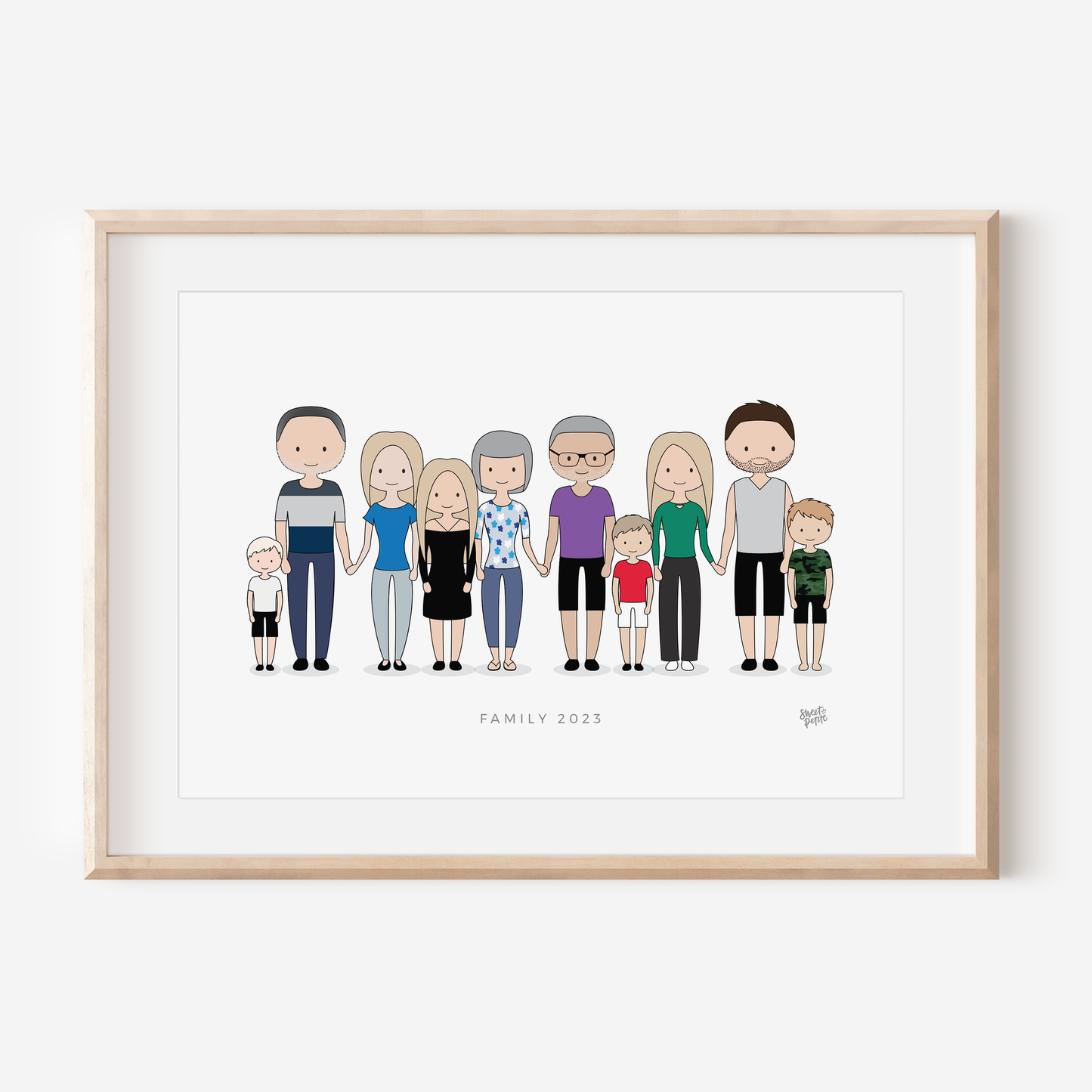 bespoke portrait print