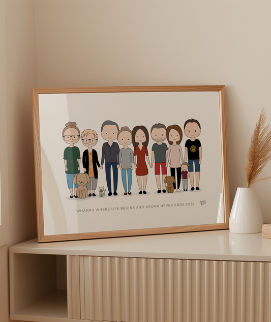 bespoke portrait print