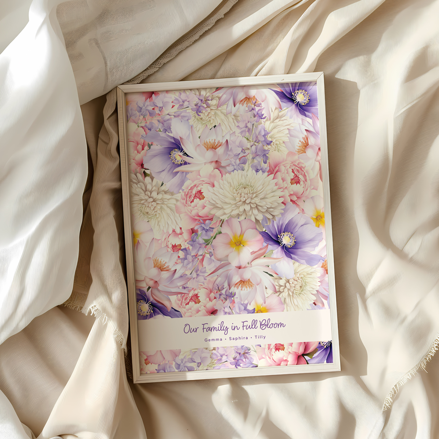 full bloom | family floral print