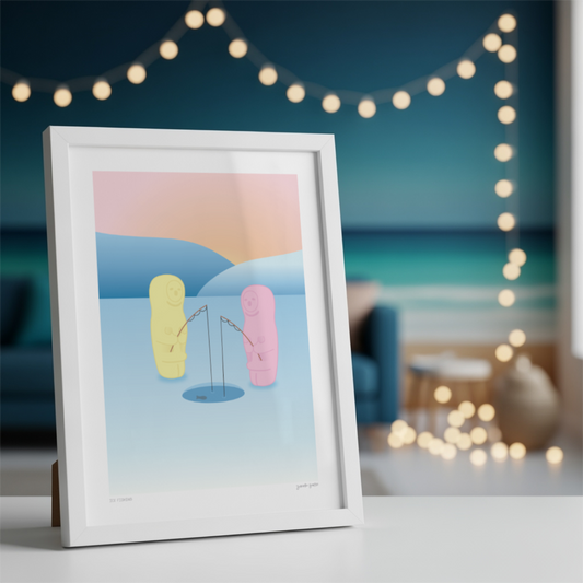 Ice Fishing | Art Print