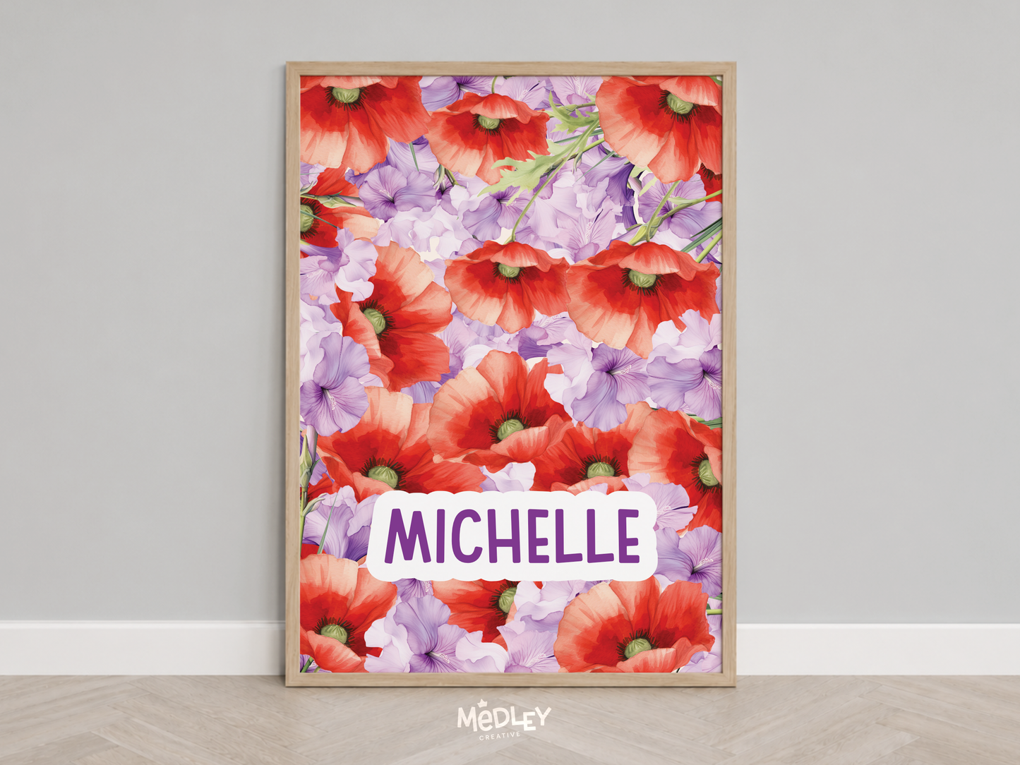 Full Bloom | Name Art Print