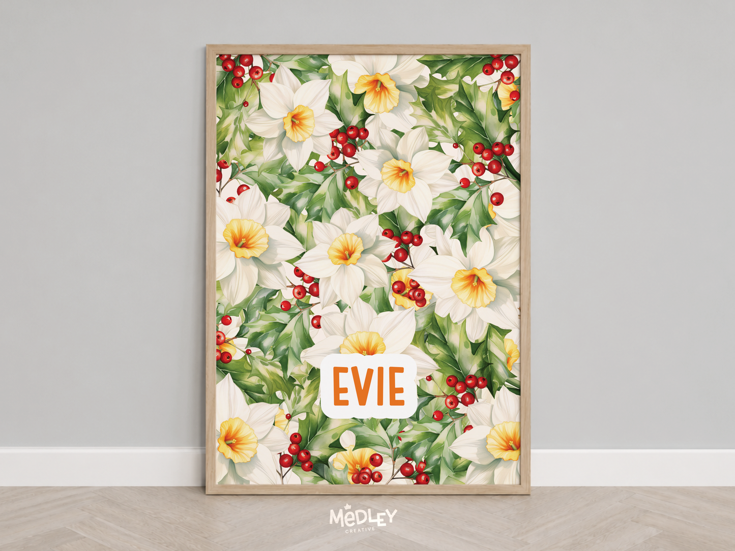Full Bloom | Name Art Print