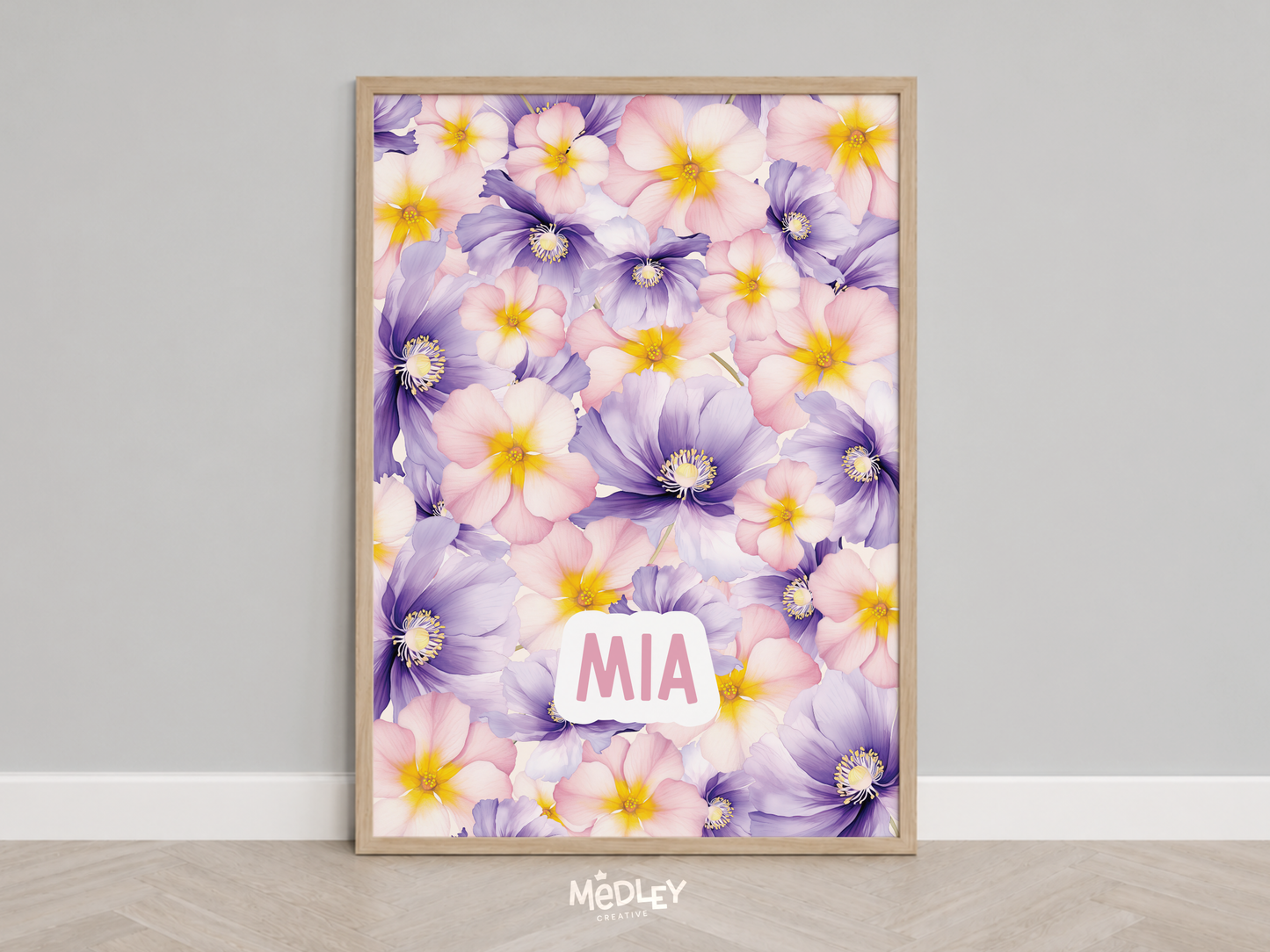 Full Bloom | Name Art Print