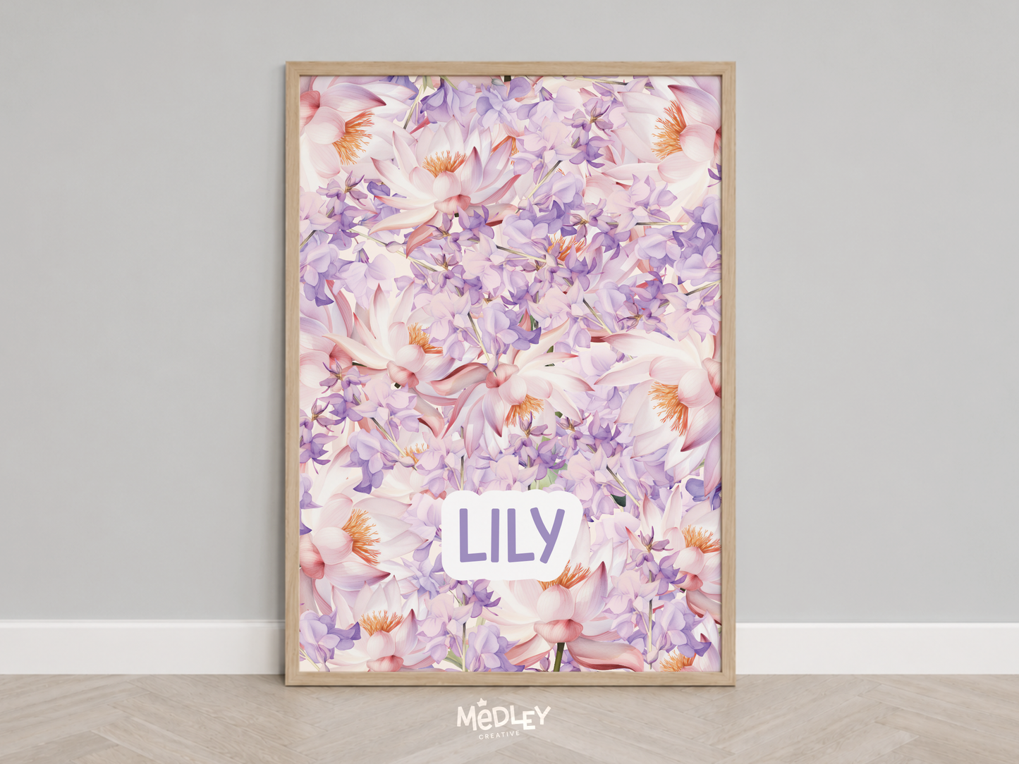 Full Bloom | Name Art Print
