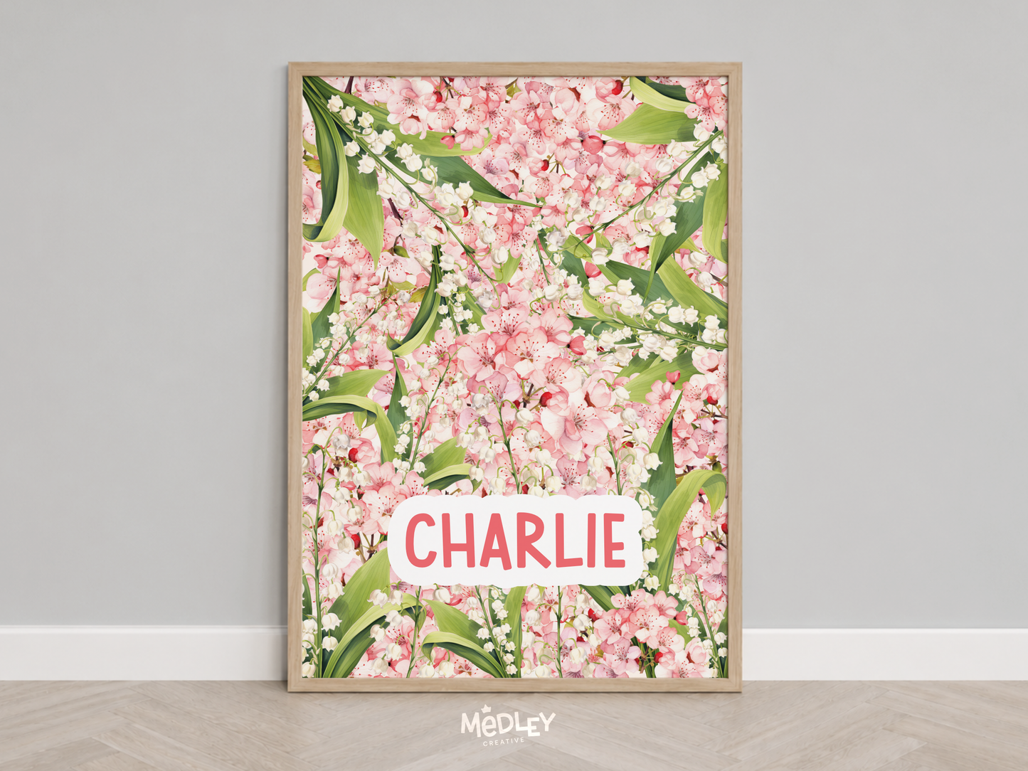 Full Bloom | Name Art Print