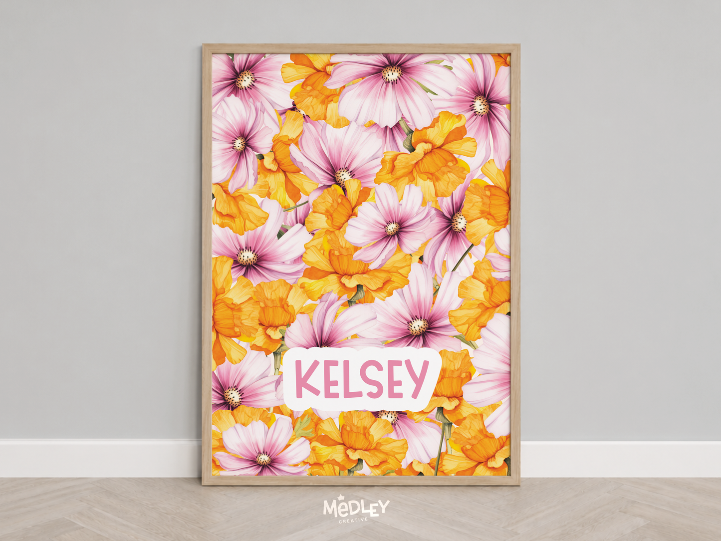 Full Bloom | Name Art Print