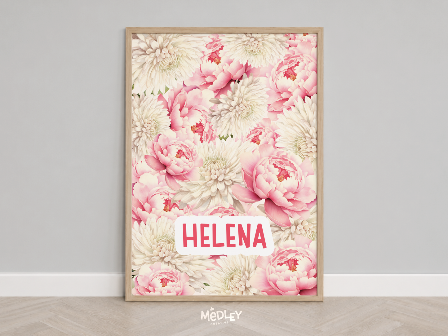 Full Bloom | Name Art Print