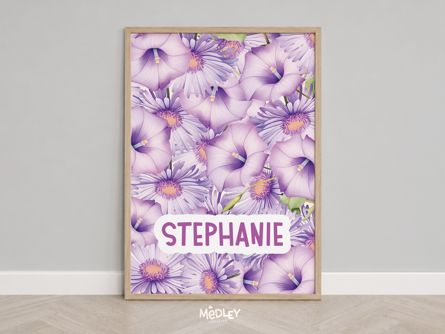 Full Bloom | Name Art Print