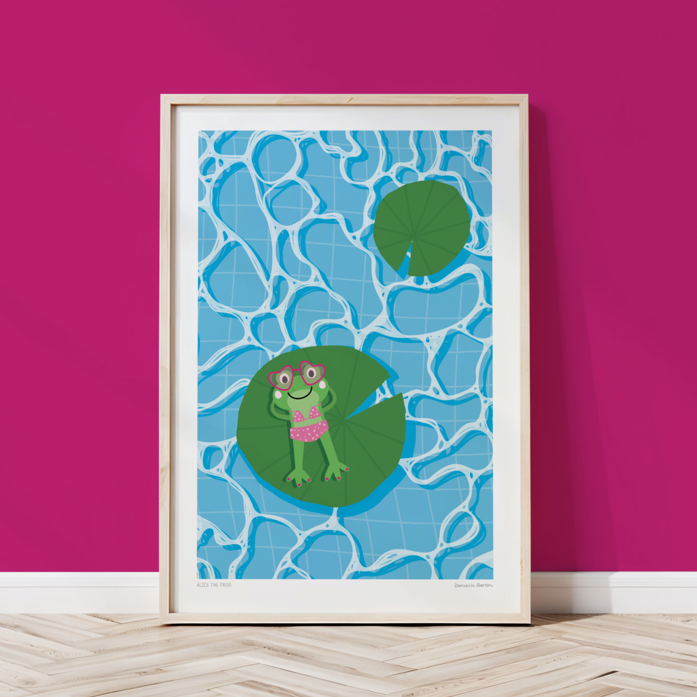 Alice the Frog | Art Print