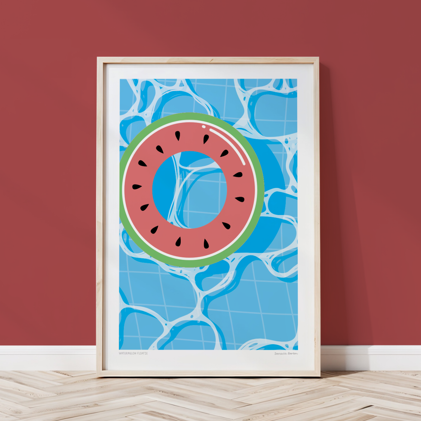 Watermelon Floatie | Art Print