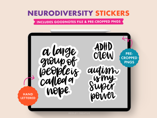 Neurodiversity Stickers