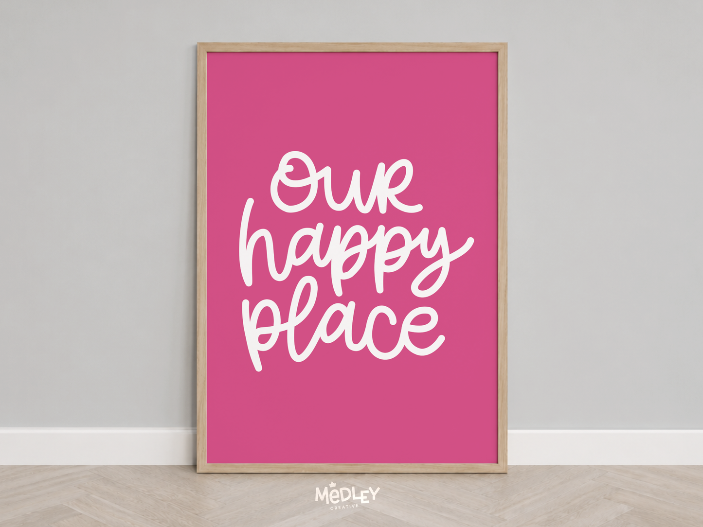 Our Happy Place | Bubblegum | Digital Art Print