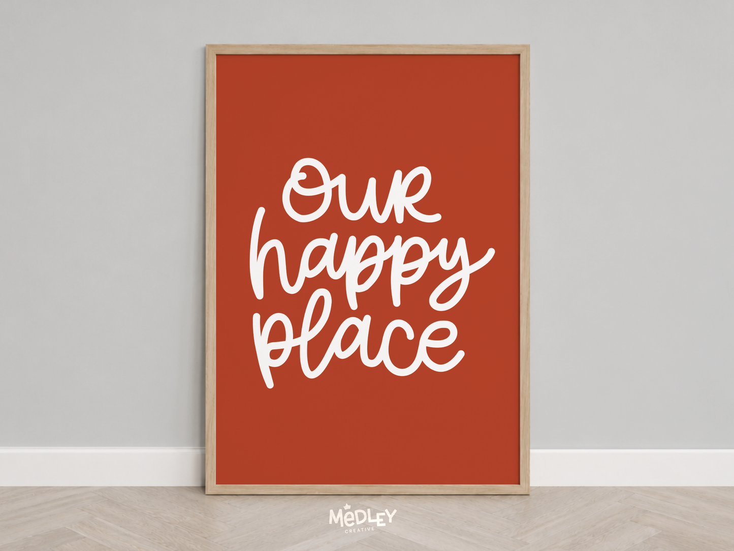 Our Happy Place | Paprika | Digital Art Print