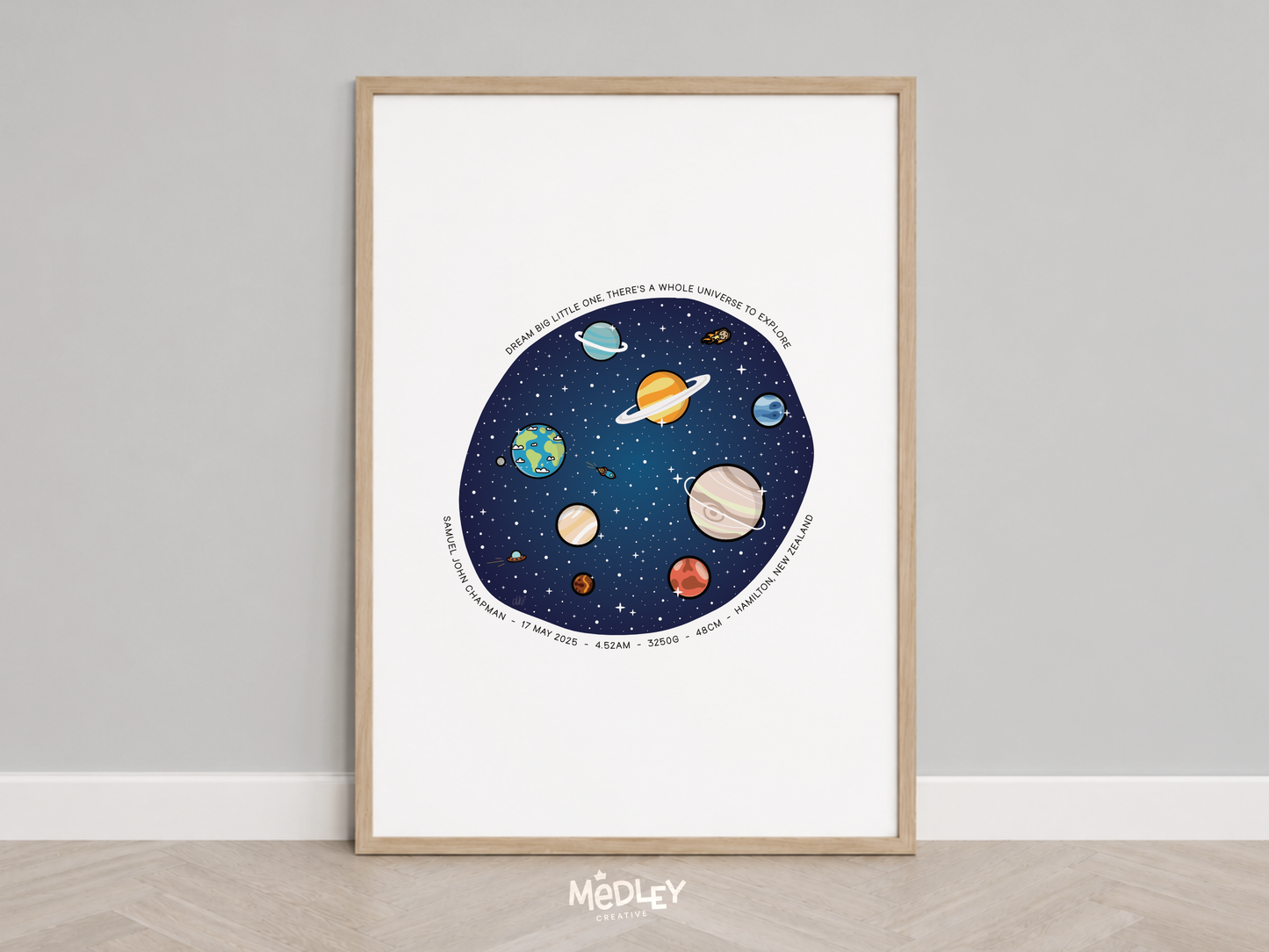 Solar System | Birth Print