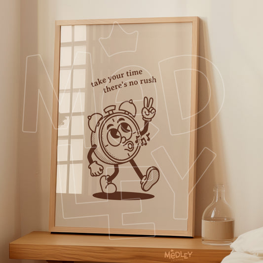 Take Your Time | Chocolate | Digital Art Print