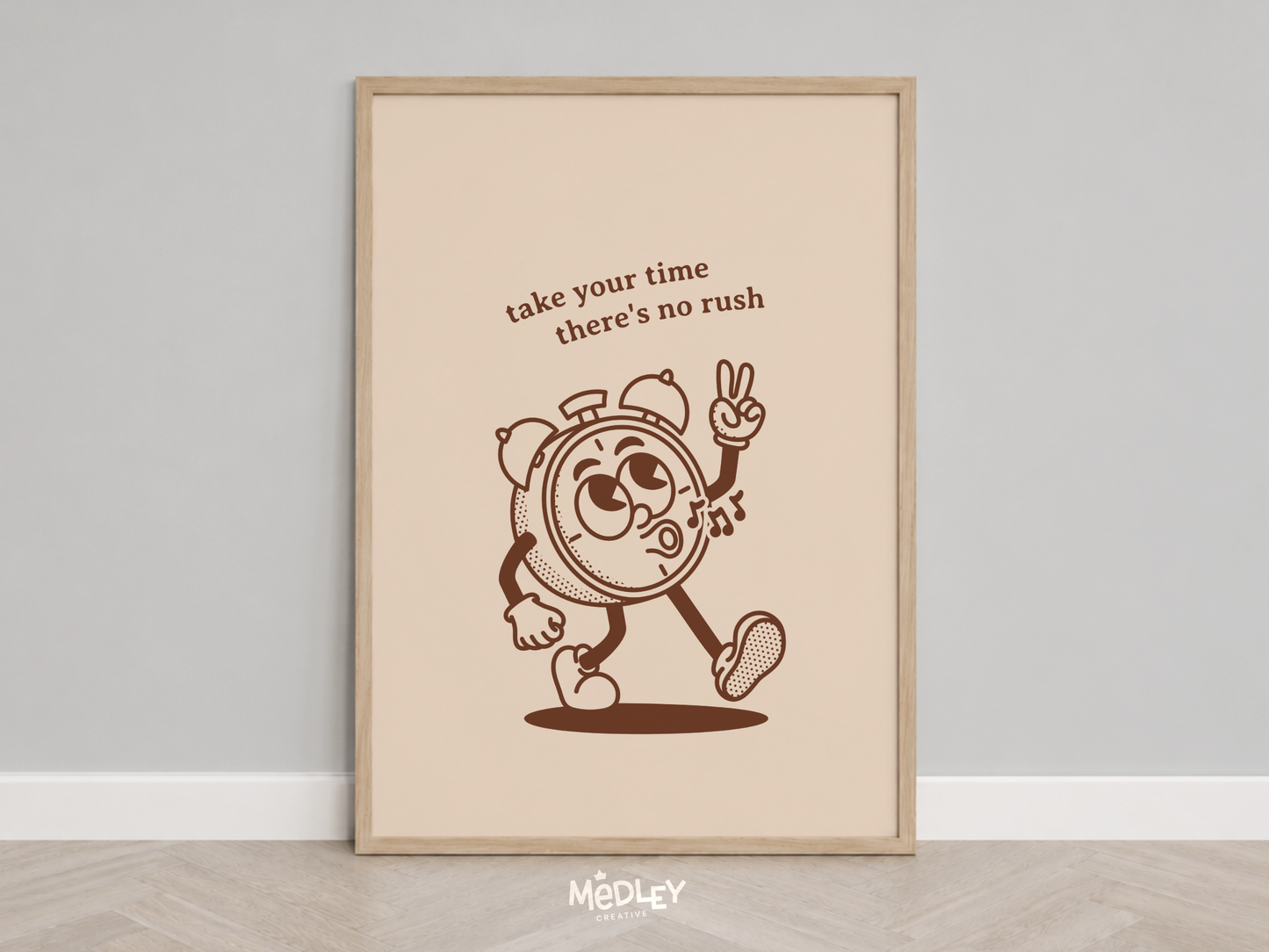 Take Your Time | Chocolate | Digital Art Print