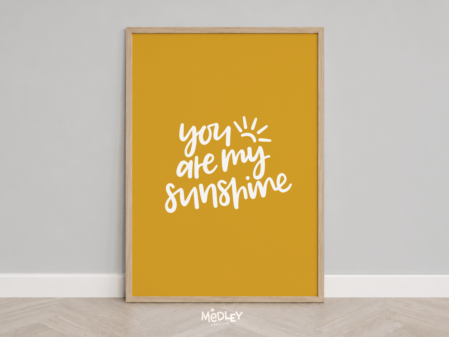 Sunshine Hand-Lettered