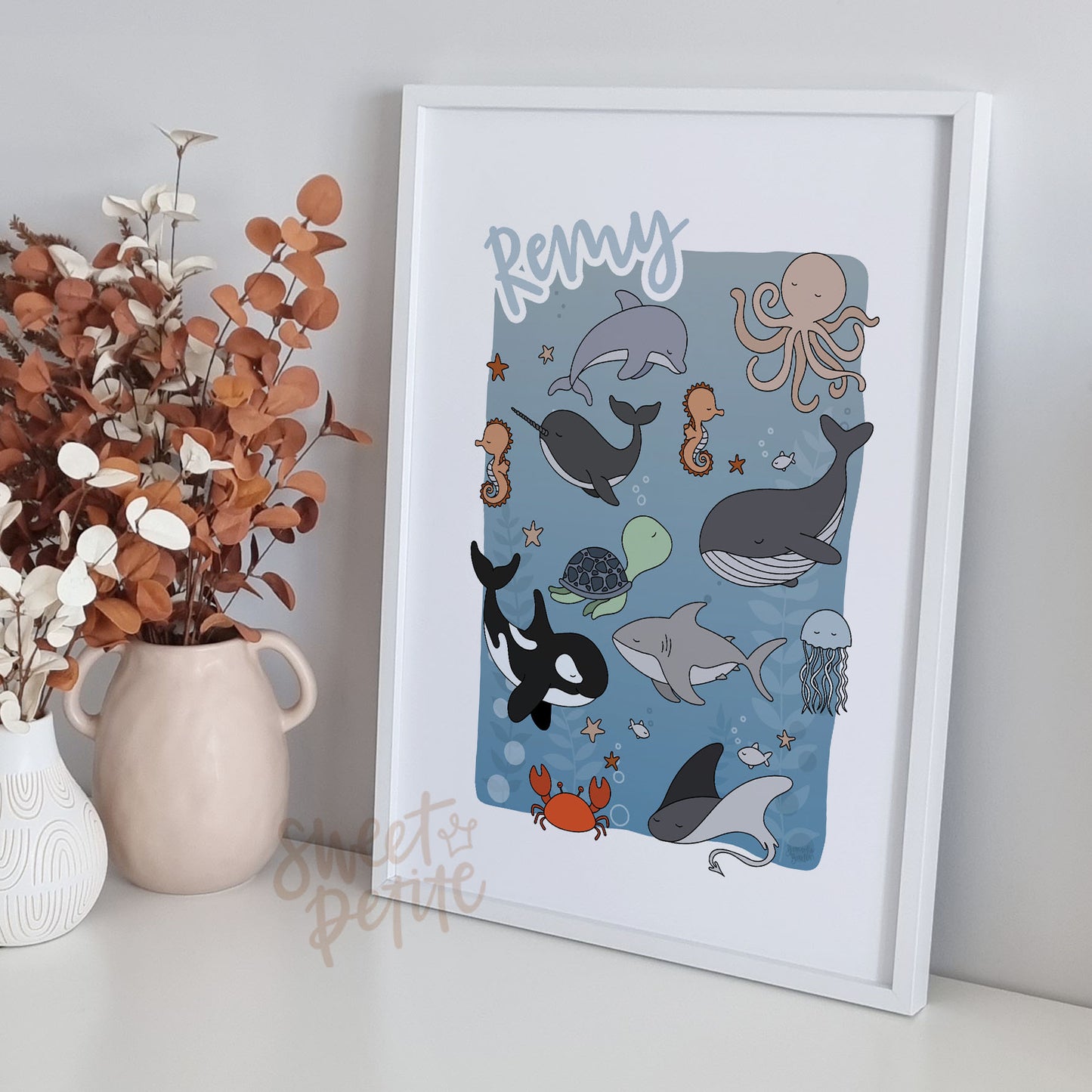 under the sea scene - personalised