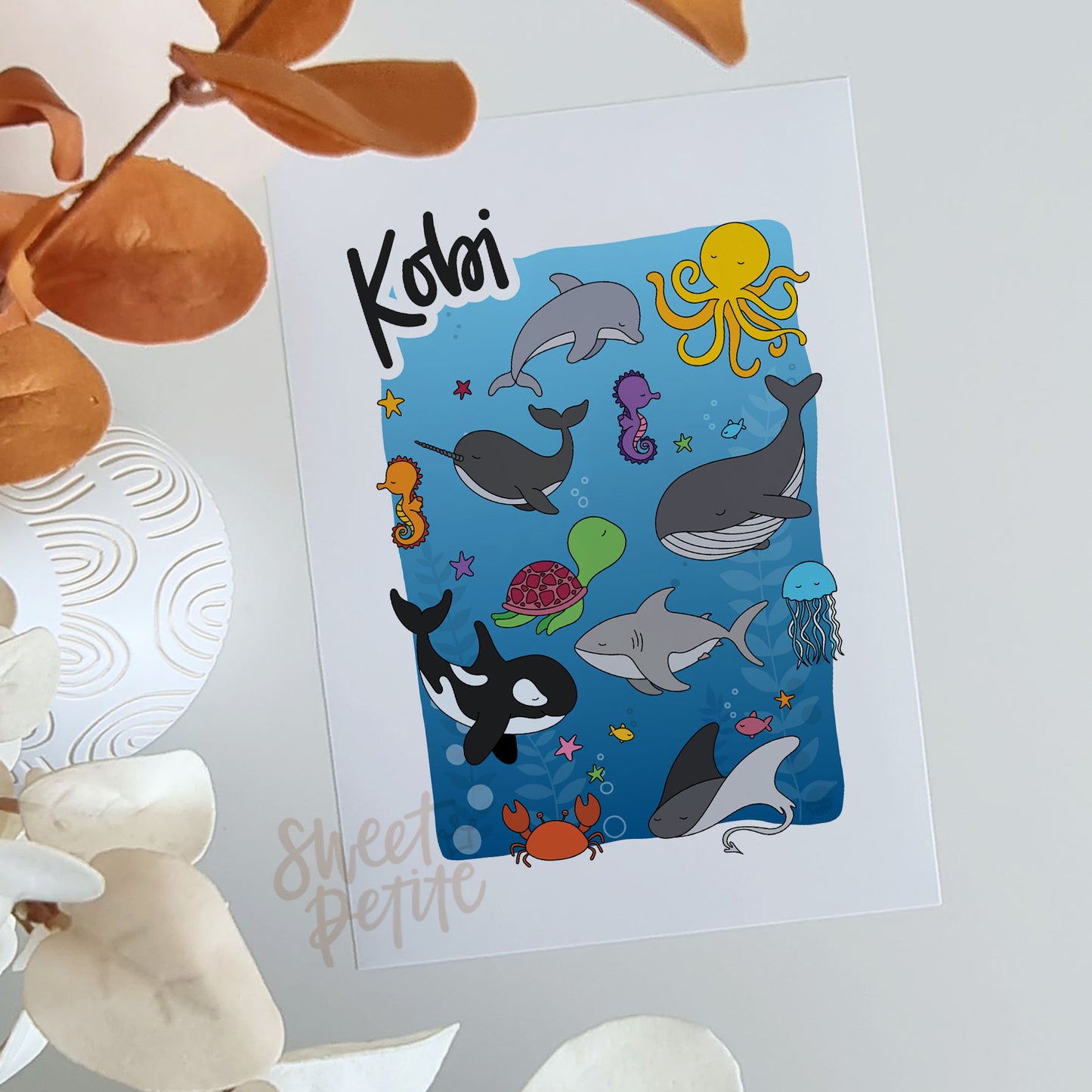 under the sea scene - personalised