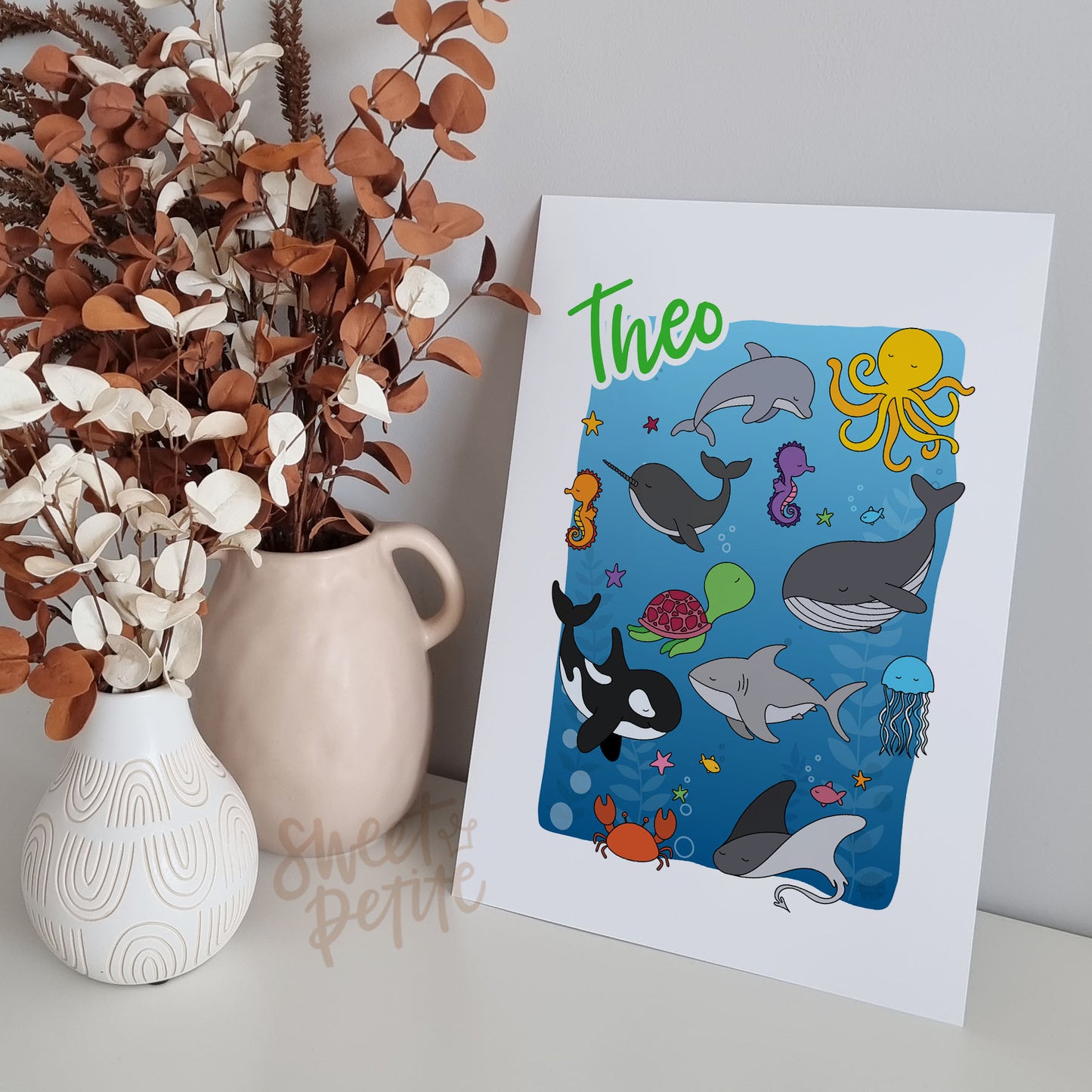 under the sea scene - personalised