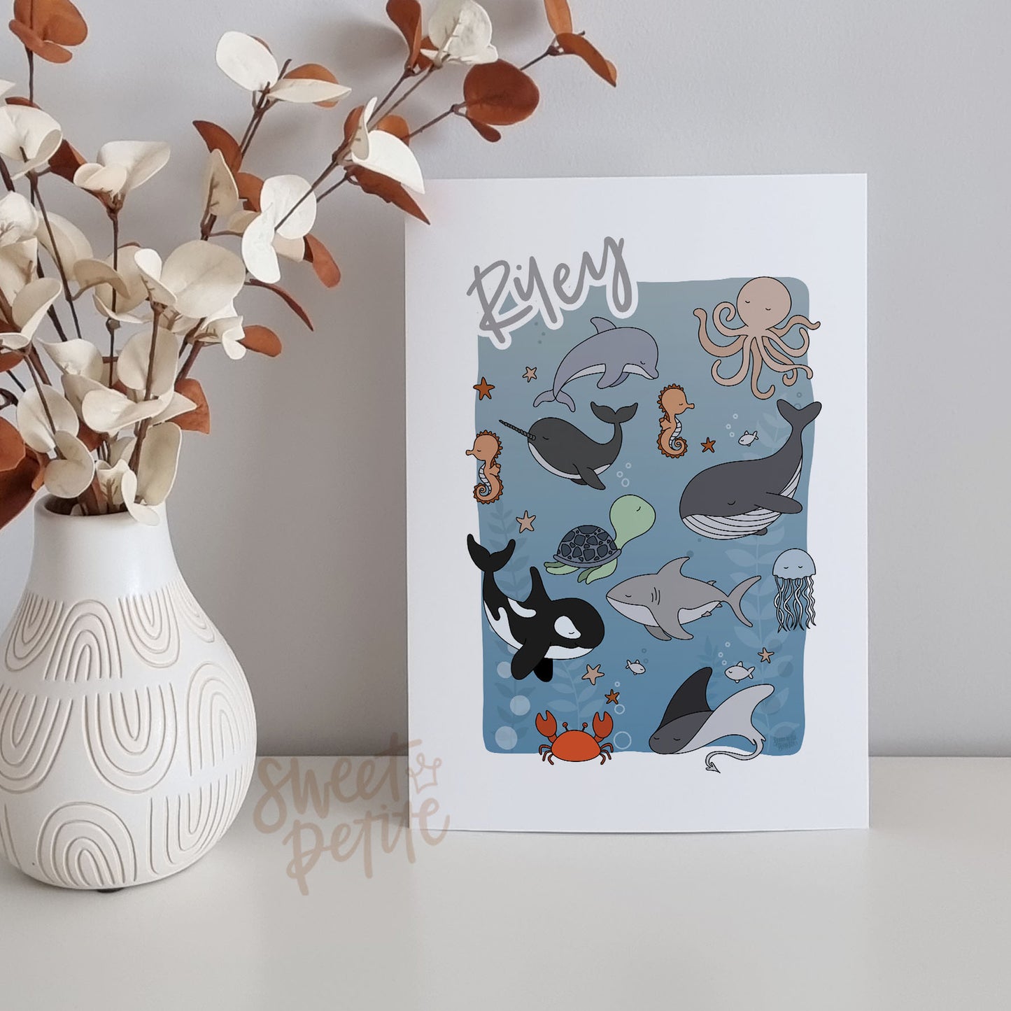 under the sea scene - personalised