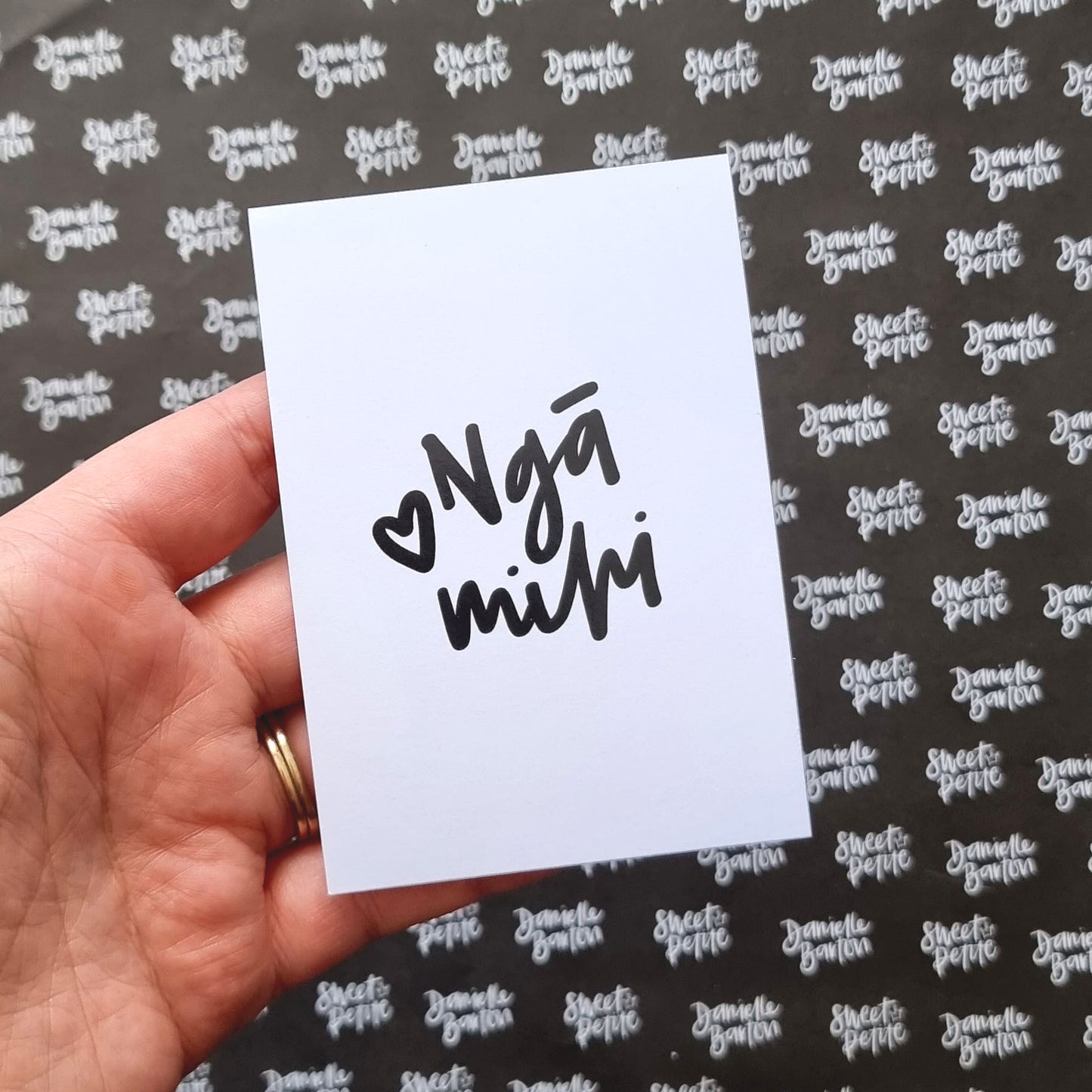 A7 Business Thank You Cards | Nga Mihi | by Sweet Petite