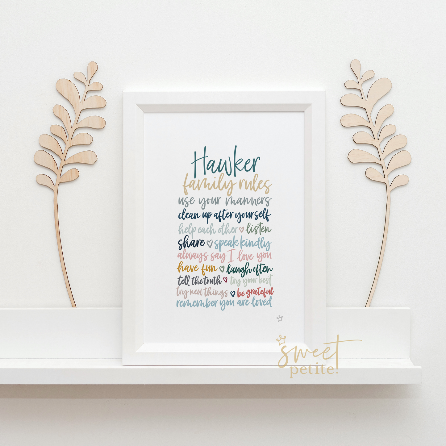 our family rules (custom)