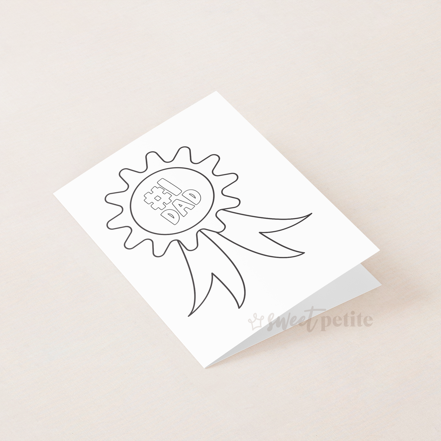 Father's Day - #1 Dad Printable Card