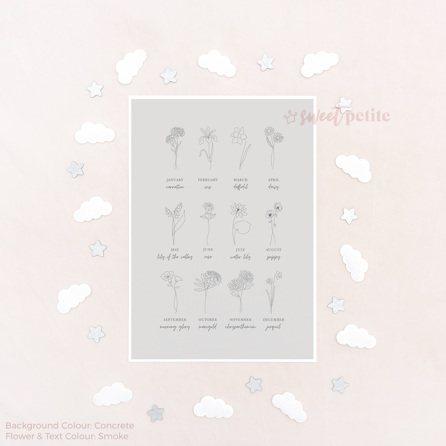 birth flower | classic